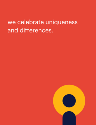 we celebrate uniqueness and differences