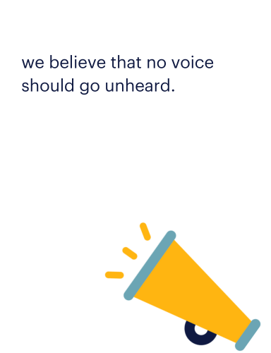 no voice should go unheard