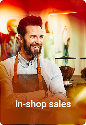 in-shop sales